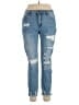 Unbranded Hearts Blue Jeans Size XL - photo 1