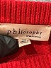 Philosophy Republic Clothing Red Pullover Sweater Size XS - photo 7