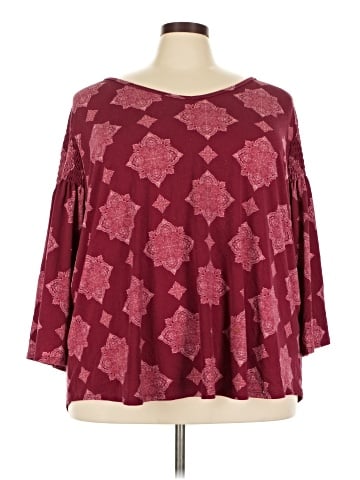 Evri 3/4 Sleeve Top (view 1)