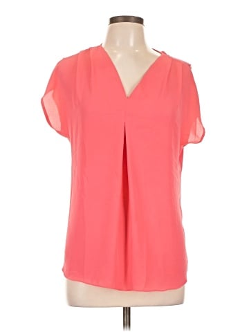 INC International Concepts Short Sleeve Blouse (view 1)