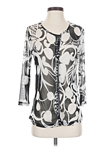 Lynn Ritchie 3/4 Sleeve Silk Top (view 1)