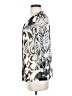 Lynn Ritchie 100% Silk Silver 3/4 Sleeve Silk Top Size S - photo 5