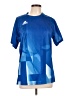 Adidas 100% Polyester Blue Active T-Shirt Size L - photo 1