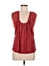 Deletta Red Sleeveless Blouse Size M - photo 1