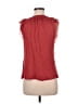 Deletta Red Sleeveless Blouse Size M - photo 2