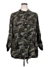 Torrid Camo Green 3/4 Sleeve Button-Down Shirt Size 2X Plus (2) - photo 1