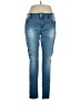 VIP Jeans Solid Blue Jeans Size 14W - photo 1