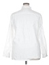 Gap 100% Cotton Solid White Long Sleeve Button-Down Shirt Size XXL - photo 2