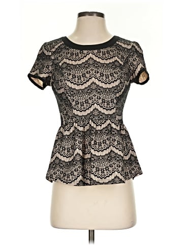 Skies Are Blue Short Sleeve Top (view 1)