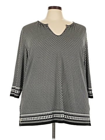 dalia 3/4 Sleeve Top (view 1)