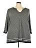 dalia Gray 3/4 Sleeve Top Size 3X - photo 1