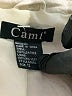 Cami 100% Leather Solid Ivory Leather Jacket Size 12 - photo 6