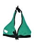 Walmart Color Block Green Swimsuit Top Size 8 - photo 2