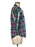 Chaps 100% Cotton Plaid Green 3/4 Sleeve Button-Down Shirt Size M - photo 4