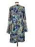 MSK Paisley Blue Cocktail Dress Size L - photo 2