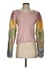 LoveShackFancy Color Block Pink Pullover Sweater Size XS - photo 1