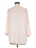 Left Coast by Dolan 100% Polyester Ivory 3/4 Sleeve Blouse Size M - photo 2