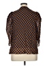 Eva Franco Blue 3/4 Sleeve Blouse Size 16 - photo 2