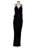 Drew 100% Polyester Solid Black Jumpsuit Size XS - photo 1