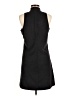 Veronica M. Solid Black Casual Dress Size M - photo 2