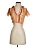 Akira Orange Short Sleeve Blouse Size XS - photo 1