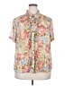Alfred Dunner 100% Polyester Floral Pink Short Sleeve Blouse Size 20 - photo 1