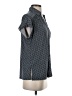Adrianna Papell Print Gray Short Sleeve Blouse Size S - photo 4