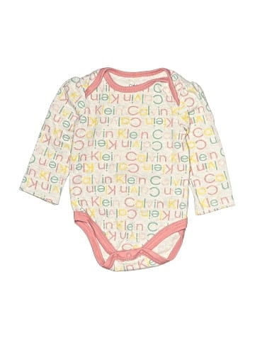 Calvin Klein Long Sleeve Onesie (view 1)