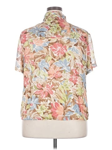 Alfred Dunner Short Sleeve Blouse (view 2)