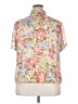 Alfred Dunner 100% Polyester Floral Pink Short Sleeve Blouse Size 20 - photo 2