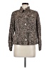 Christopher & Banks Animal Print Brown Jacket Size M - photo 1