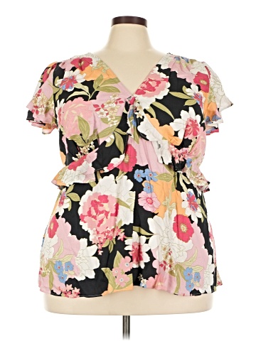 Jessica Simpson Short Sleeve Blouse (view 1)