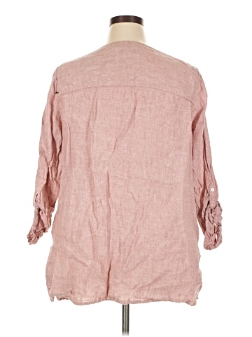 Tahari 3/4 Sleeve Button-Down Shirt (view 2)