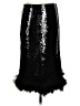 Express 100% Polyester Black Formal Skirt Size S - photo 2