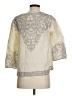 J.Jill Ivory 3/4 Sleeve Blouse Size XS - photo 2