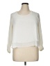 Zara Basic Ivory 3/4 Sleeve Blouse Size XL - photo 1