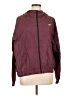 Reebok 100% Polyester Solid Burgundy Windbreaker Size L - photo 1