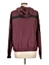 Reebok 100% Polyester Solid Burgundy Windbreaker Size L - photo 2