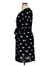 Apt. 9 Polka Dots Black Casual Dress Size XL - photo 5