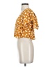 Forever 21 Yellow Orange Short Sleeve Blouse Size S - photo 5