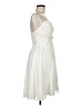 Tevolio 100% Polyester Solid Ivory Cocktail Dress Size 6 - photo 4