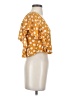 Forever 21 Yellow Orange Short Sleeve Blouse Size S - photo 4