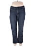 Merona Solid Blue Jeans Size 18 - photo 1