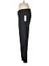 Ecru Solid Black Dress Pants Size 6 - photo 5