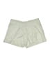 Theory 100% Cotton Solid Green Khaki Shorts Size 2 - photo 1