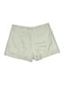 Theory 100% Cotton Solid Green Khaki Shorts Size 2 - photo 2