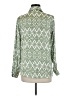 Zara Print Green Long Sleeve Button-Down Shirt Size M - photo 2