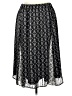 Style&Co Paisley Black Casual Skirt Size XL (petite) - photo 1