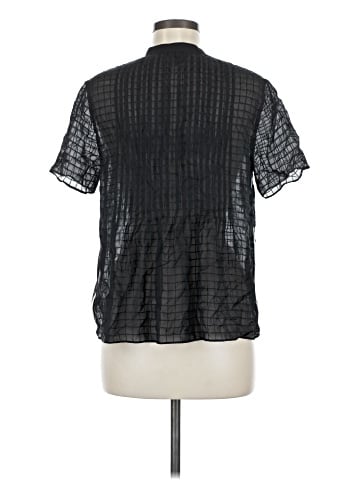 Rag & Bone Short Sleeve Silk Top (view 2)