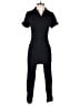 Unique Vintage Solid Black Jumpsuit Size S - photo 1